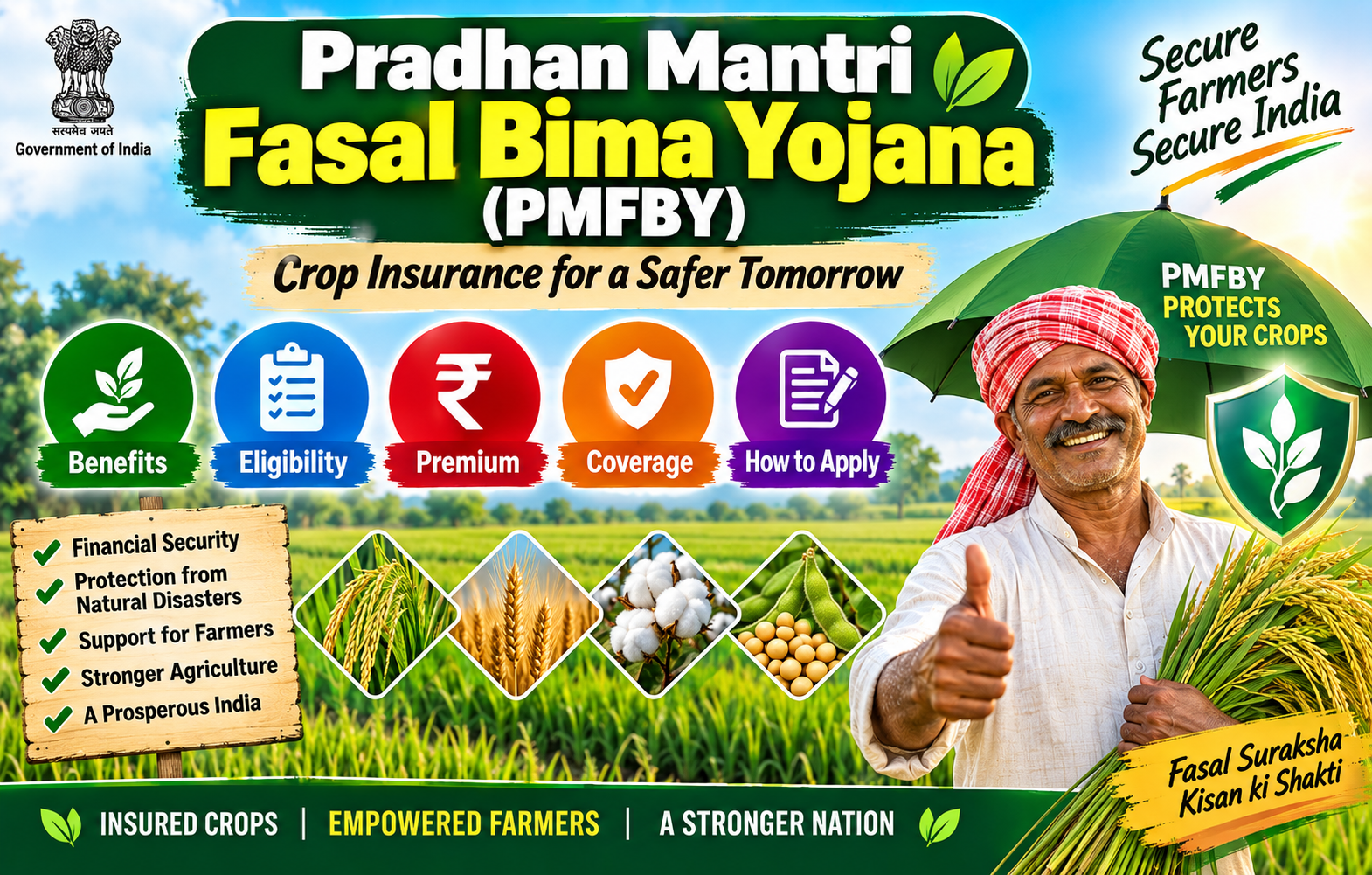 Pradhan Mantri Fasal Bima Yojana (PMFBY)