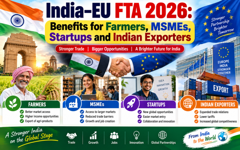 India–EU FTA 2026: Benefits for Farmers, MSME